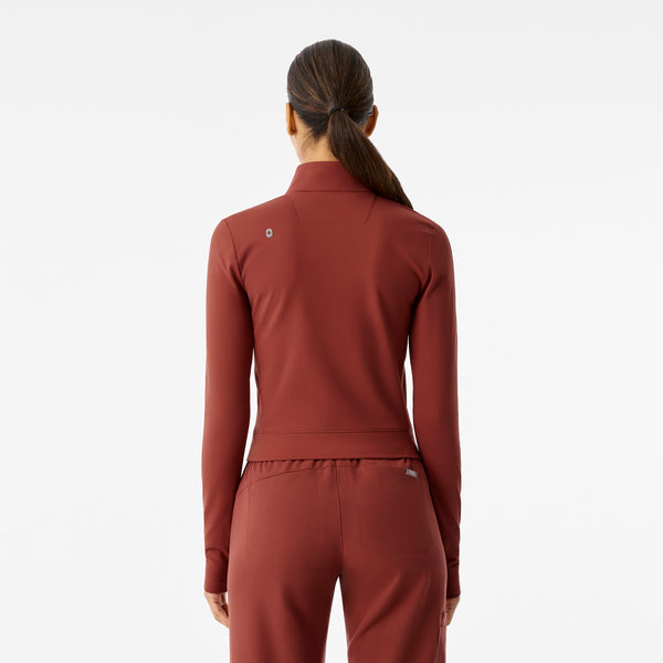 Women's Sienna ContourKnit Cropped Scrub Jacket