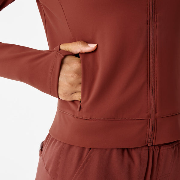 Women's Sienna ContourKnit Cropped Scrub Jacket