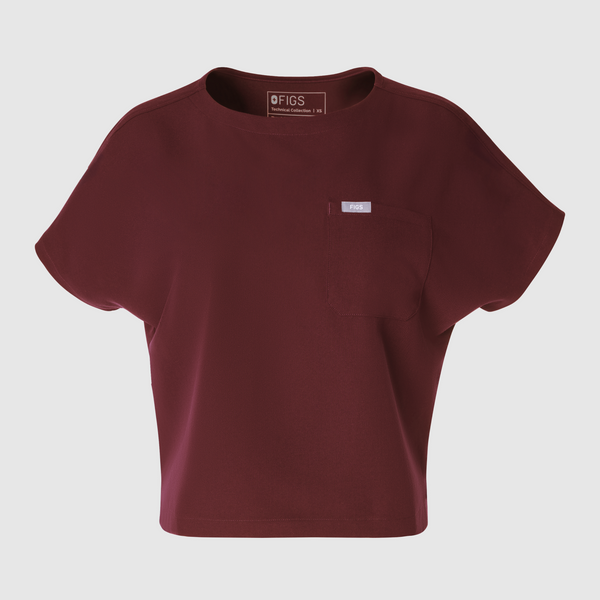 Embroidery: Burgundy Arua Crewneck