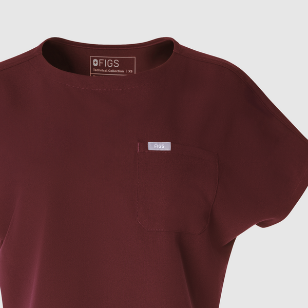 Embroidery: Burgundy Arua Crewneck