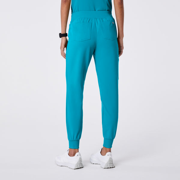 women's Teal Zamora - Petite Jogger Scrub Pant™