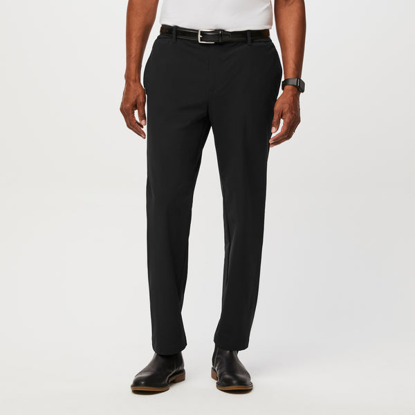 men's Black FIGSPRO™ Straight Leg Trouser - Short