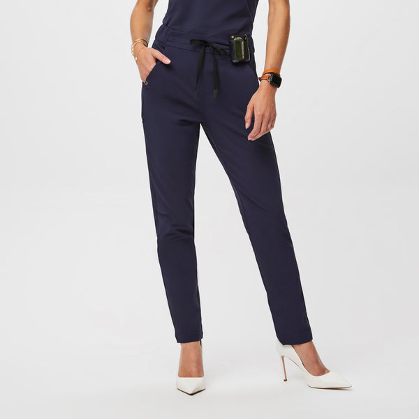 women's FIGSPRO™ Navy ScrubTrouser™ - Skinny Tall