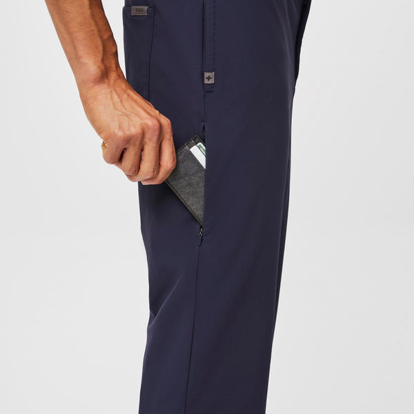 men's Navy FIGSPRO™ Straight Leg Trouser - Short