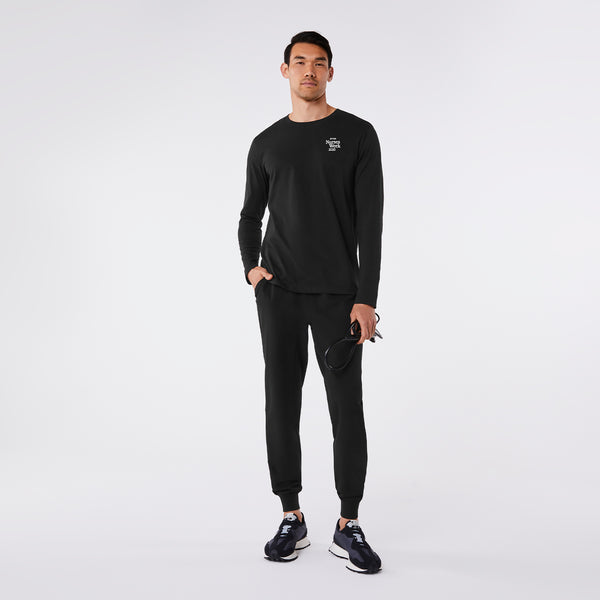 Men's Black Favorite Needle Gauge - Long-Sleeve Underscrub