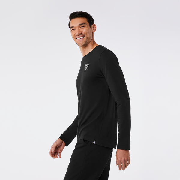 Men's Black Favorite Needle Gauge - Long-Sleeve Underscrub