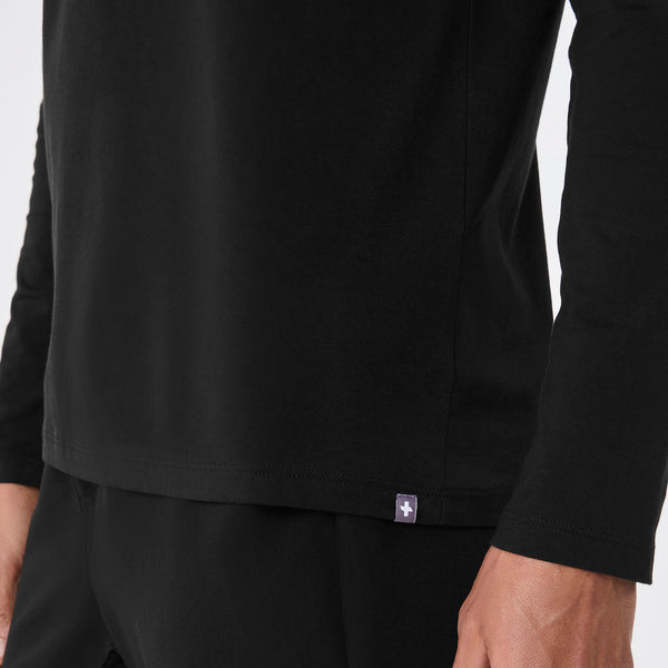 men's Black Favorite Snack Supersoft - Longsleeve Underscrub