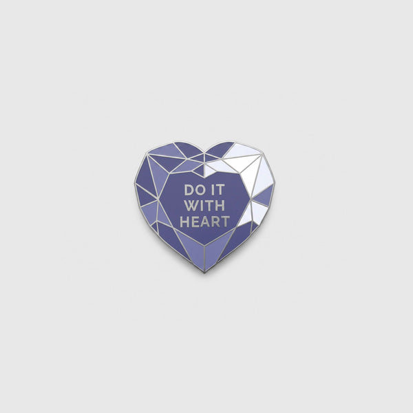 FIGS | V Coterie - Amethyst Heart Enamel Pin