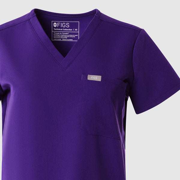 Embroidery: Purple Pulse