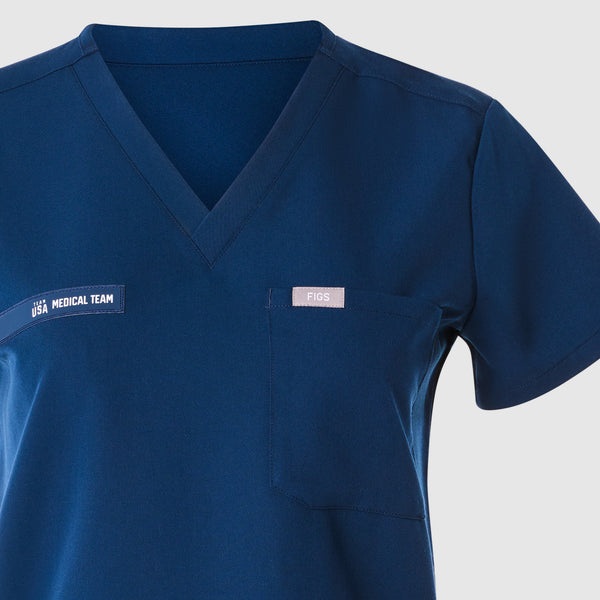 Embroidery: Team USA Blue