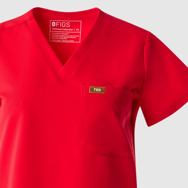 Embroidery: Pop Red Catarina