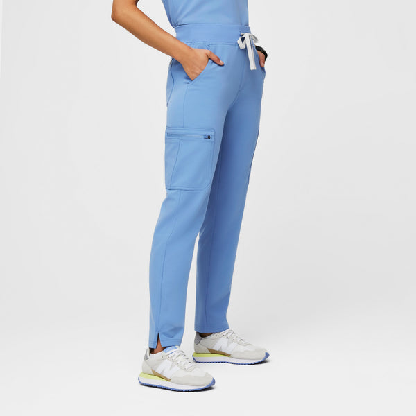 women's Ceil Blue Yola™ High Waisted 2.0 - Petite Skinny Scrub Pants