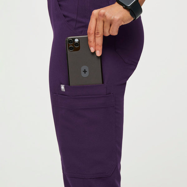 women's Purple Jam Yola™ High Waisted - Petite Skinny Scrub Pants