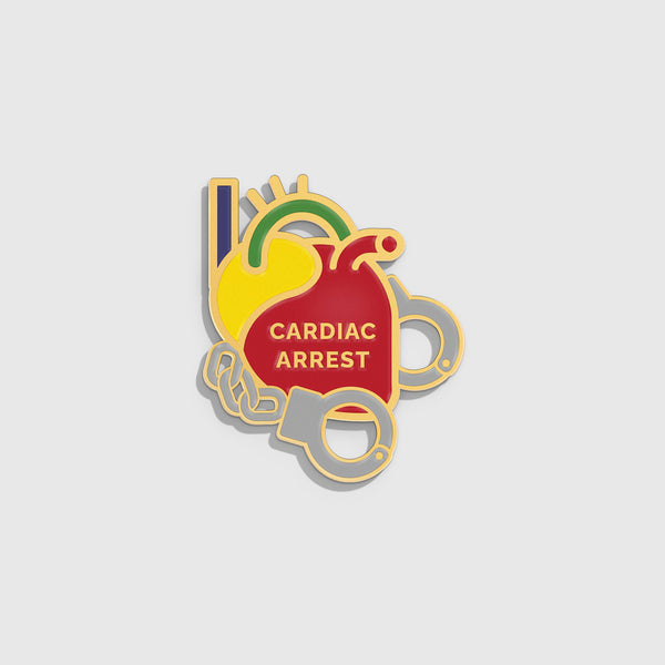FIGS | V Coterie - Cardiac Arrest Enamel Pin