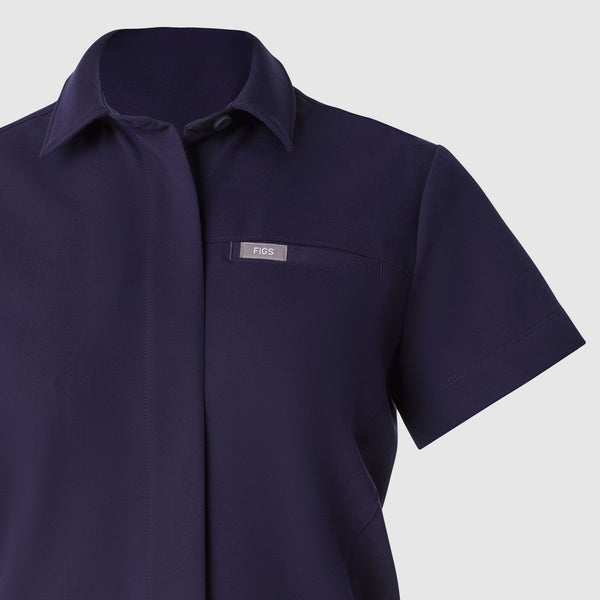 Embroidery: Navy