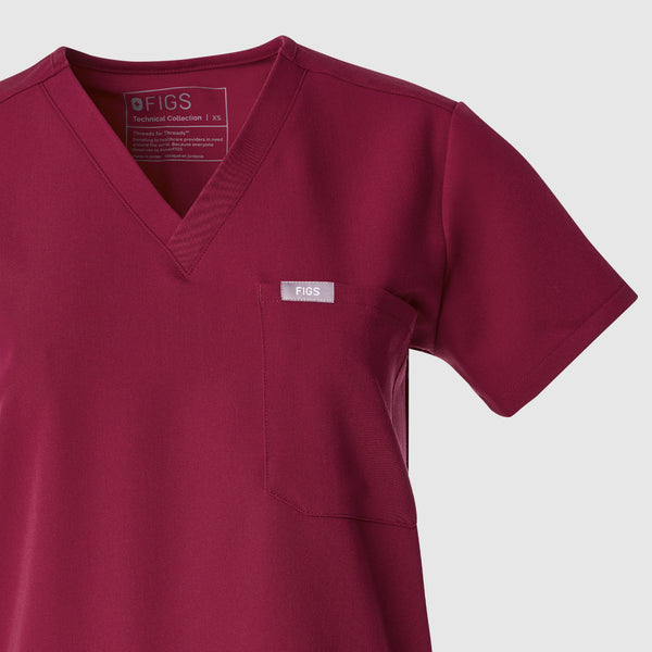 Embroidery: Deep Cranberry