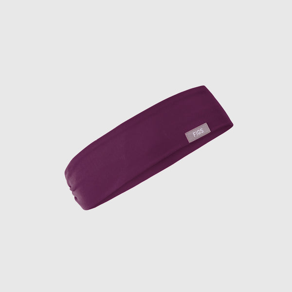 Deep Purple FIGS Cinched Headband