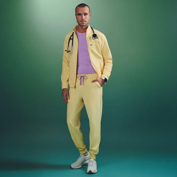 men's Butter Yellow Tansen - Jogger Scrub Pant™