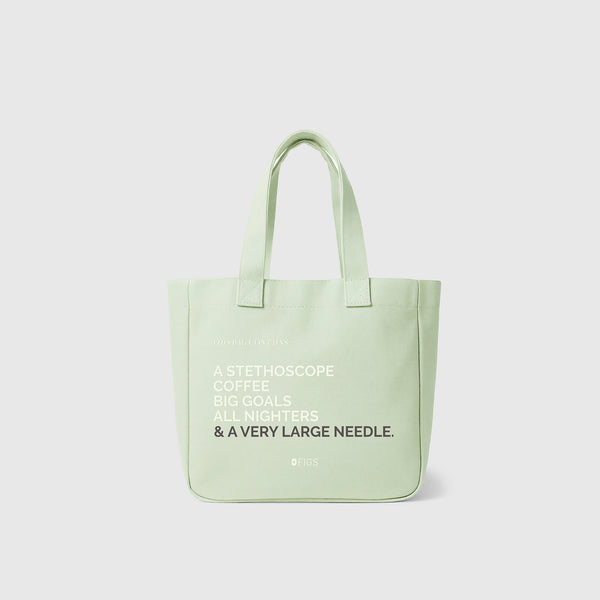 Sagewater - A Very Large Needle Mini Canvas Tote