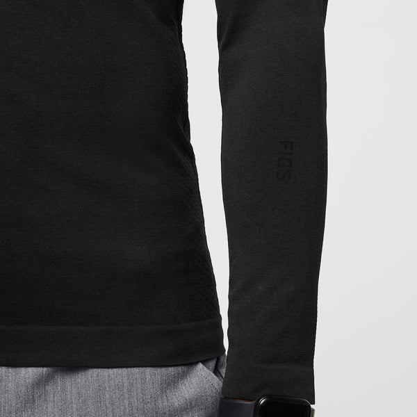 men's Black VEG Makato Seamless - Longsleeve Underscrub