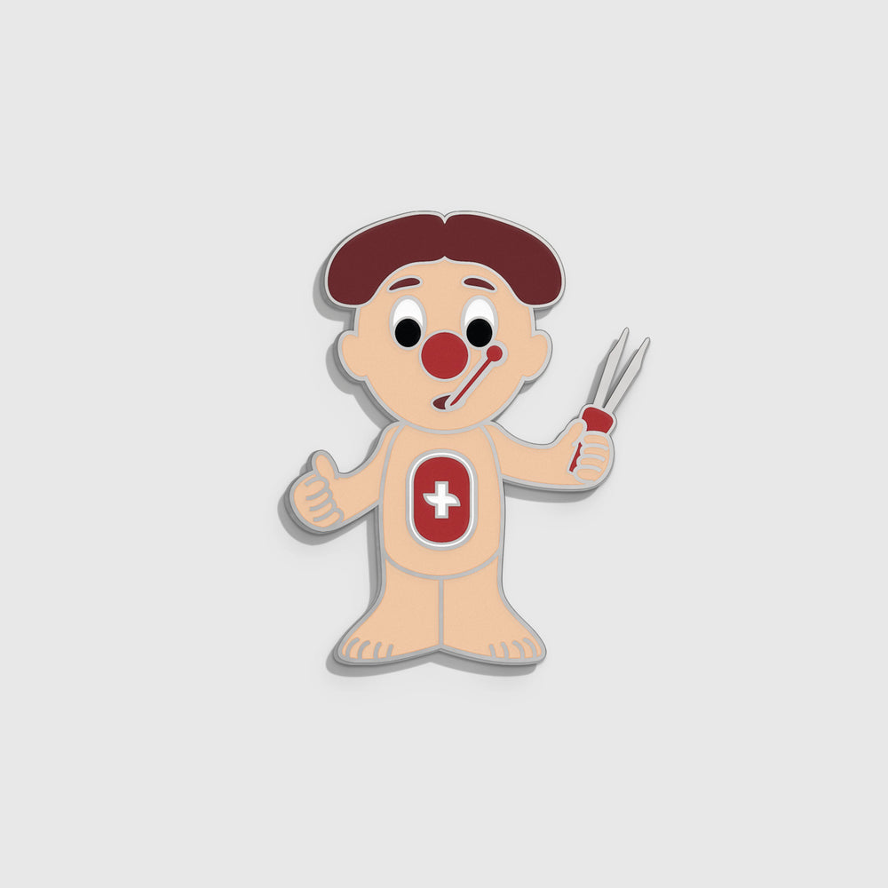 FIGS | V Coterie - Patient Enamel Pin