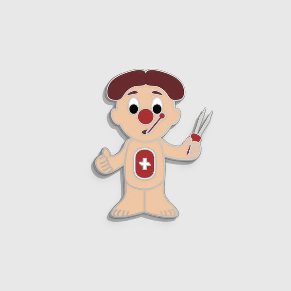 FIGS | V Coterie - Patient Enamel Pin