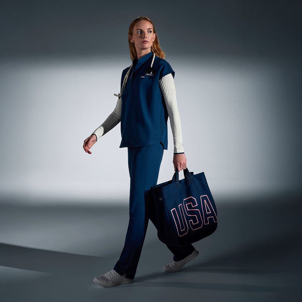 women's Team USA Blue FIGS x Team USA Kade - Cargo Scrub Pant™