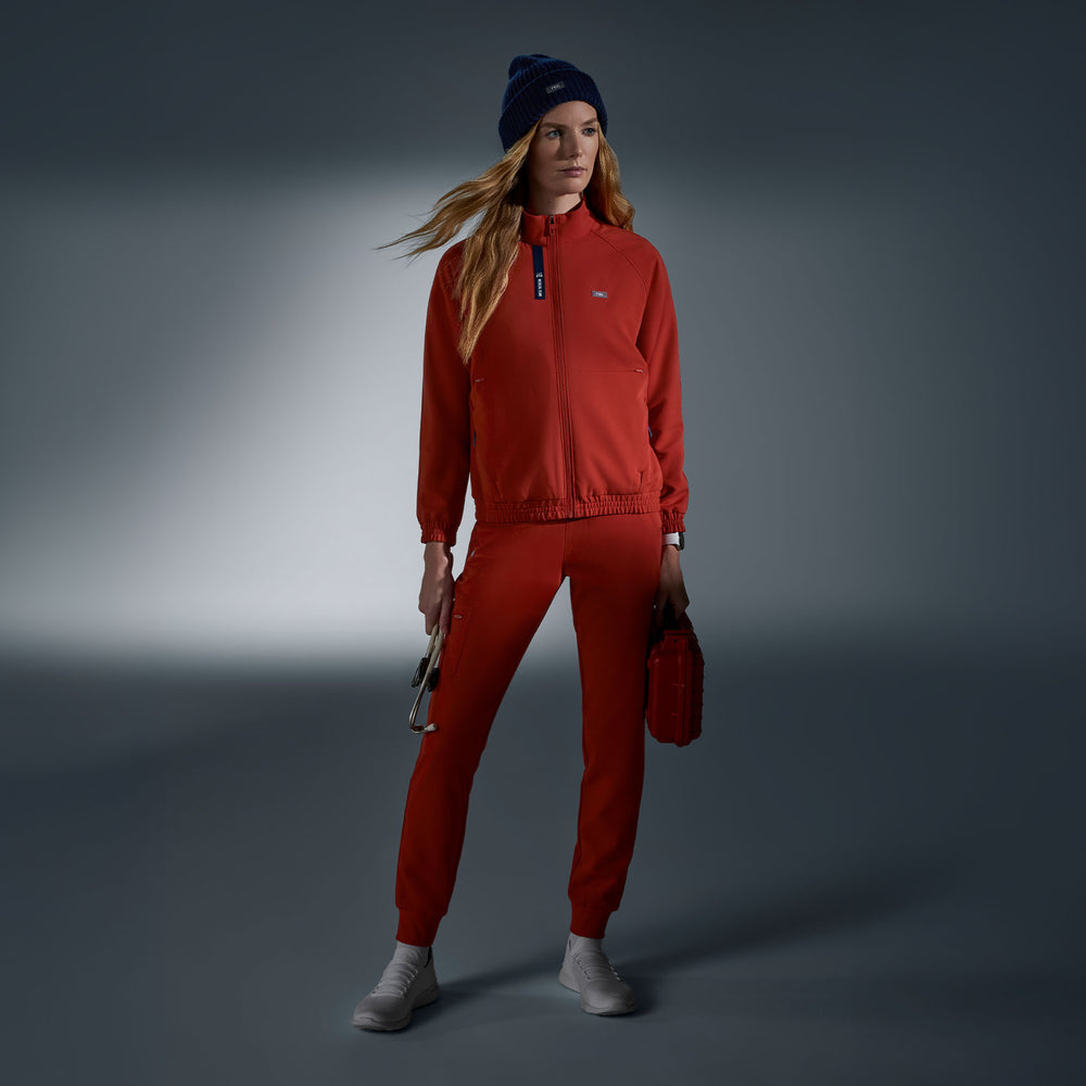 women's Team USA Red FIGS x Team USA Zamora - Petite Jogger Scrub Pant™