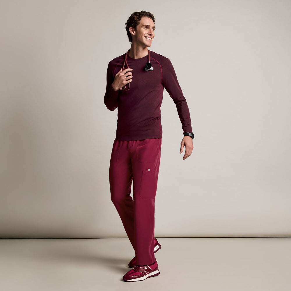 men's Deep Cranberry Cairo - Short Cargo Scrub Pant™