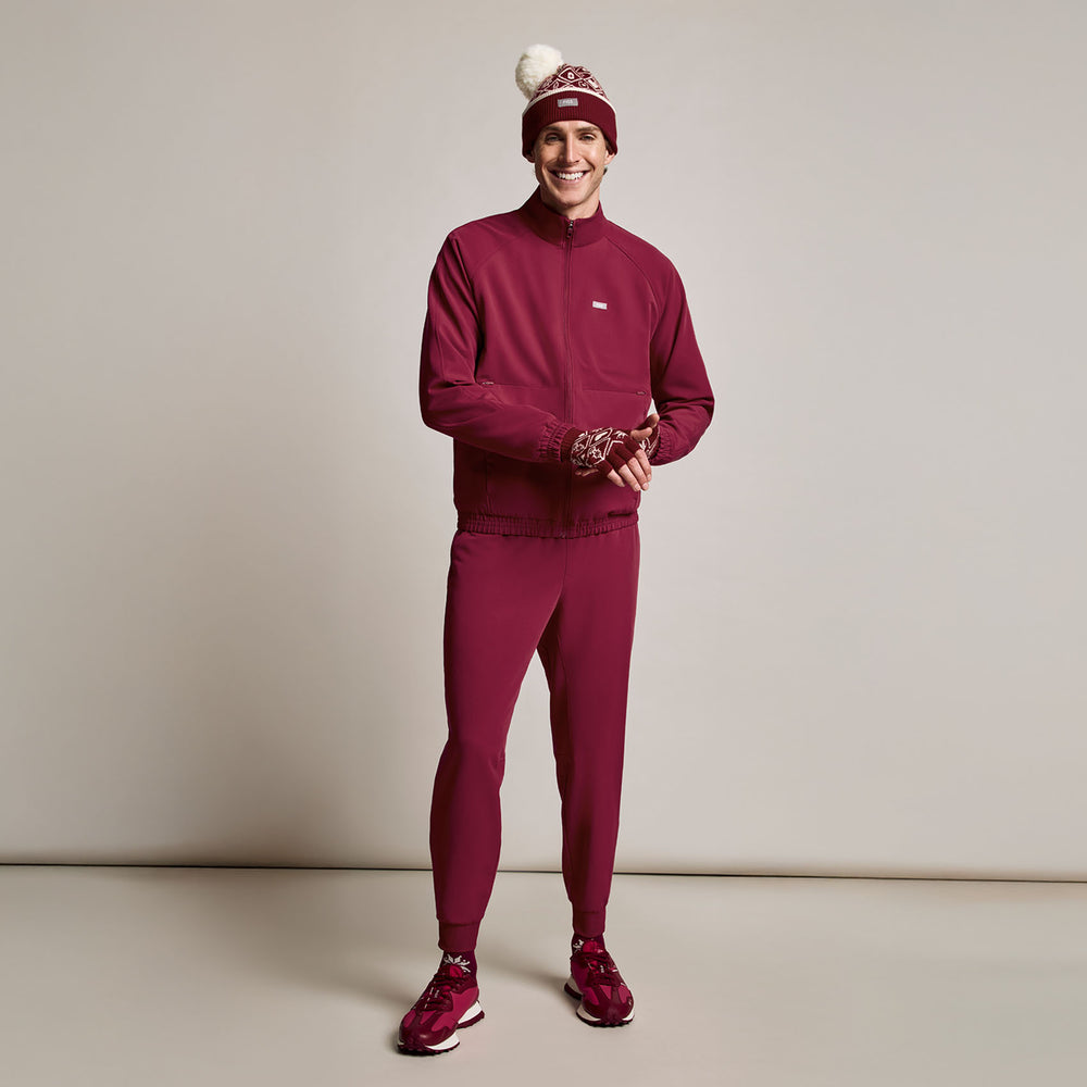 men's Deep Cranberry Cobaki -  Scrub Jacket