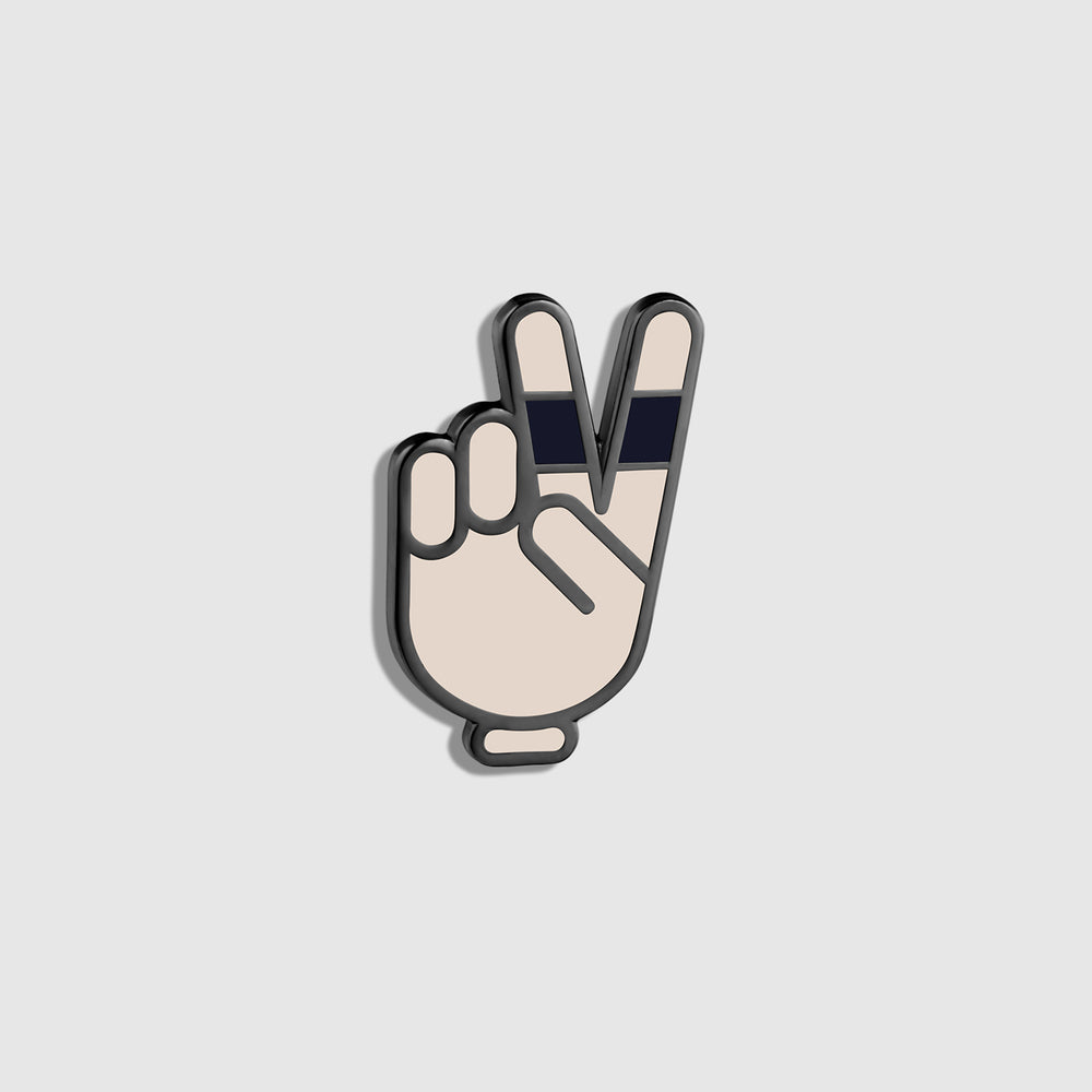 FIGS | V Coterie Peace Sign Glove - Enamel Pin
