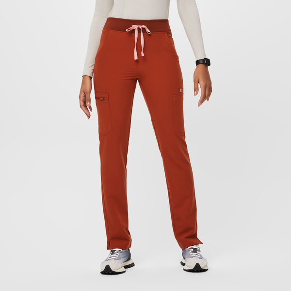 women's Auburn High Waisted Yola™ - Tall Skinny Scrub Pants (3XL - 6XL)