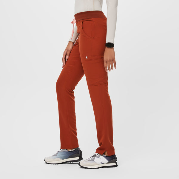 women's Auburn High Waisted Yola™ - Tall Skinny Scrub Pants (3XL - 6XL)