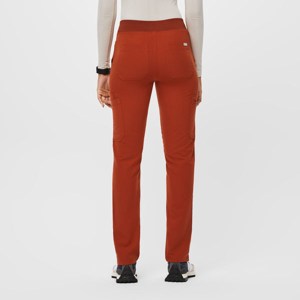 women's Auburn High Waisted Yola™ - Petite Skinny Scrub Pants (3XL - 6XL)