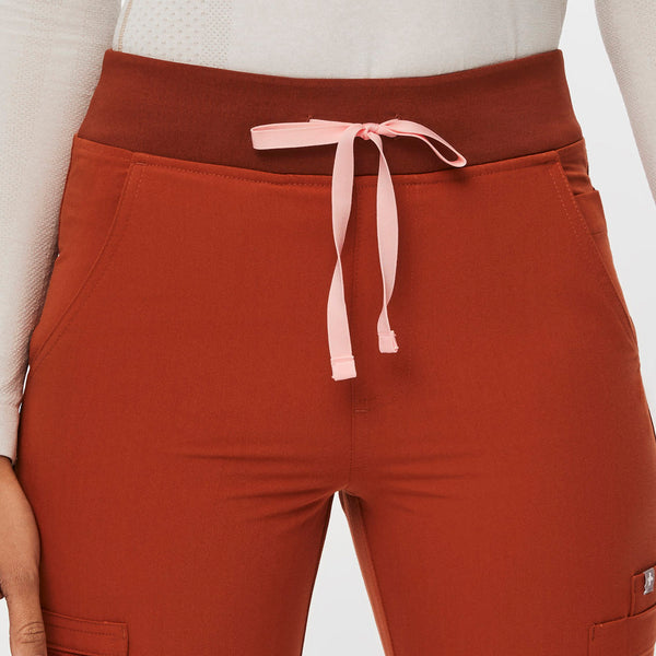 women's Auburn High Waisted Yola™ - Petite Skinny Scrub Pants (3XL - 6XL)