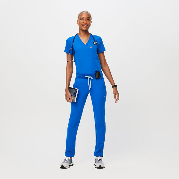 women's Royal Blue Yola™ - Tall Skinny Scrub Pants 2.0 (3XL - 6XL)