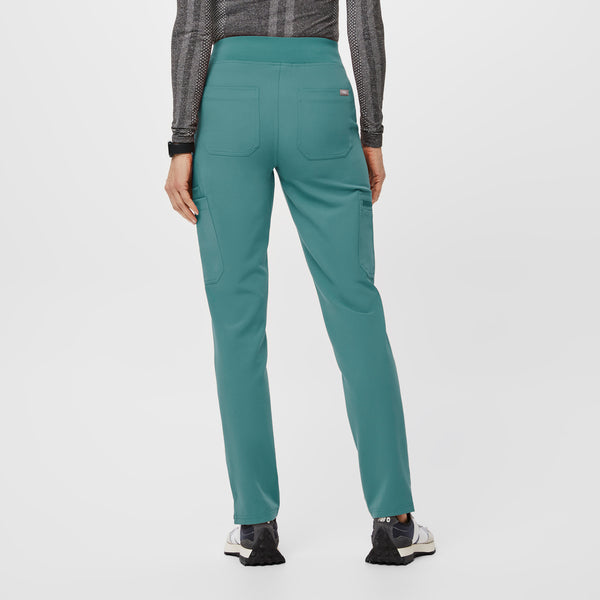 women's Hydrogreen High Waisted Yola™ - Petite Skinny Scrub Pants (3XL - 6XL)