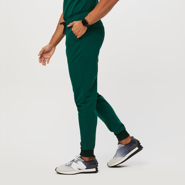 men's Forest Green Slim Tansen™ - Short Jogger Scrub Pants