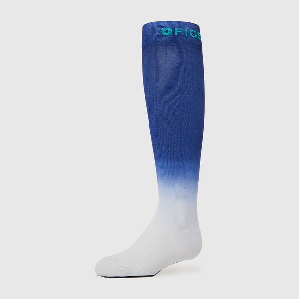 women's Ocean Mist Ombre Block - Compression Socks