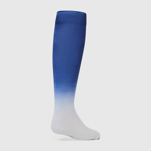 women's Ocean Mist Ombre Block - Compression Socks