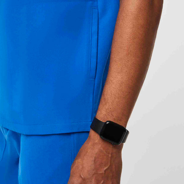 Men's Royal Blue Chisec™ - Three-Pocket Scrub Top (3XL - 6XL)