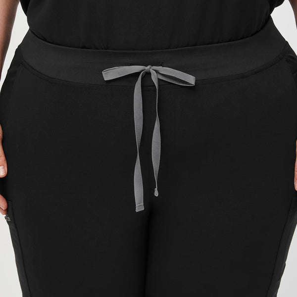 women's Black Yola™ - Tall Skinny Scrub Pants 2.0 (3XL - 6XL)