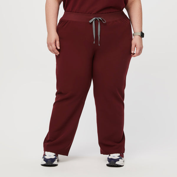women's Burgundy Livingston™ - Tall Basic Scrub Pants (3XL - 6XL)