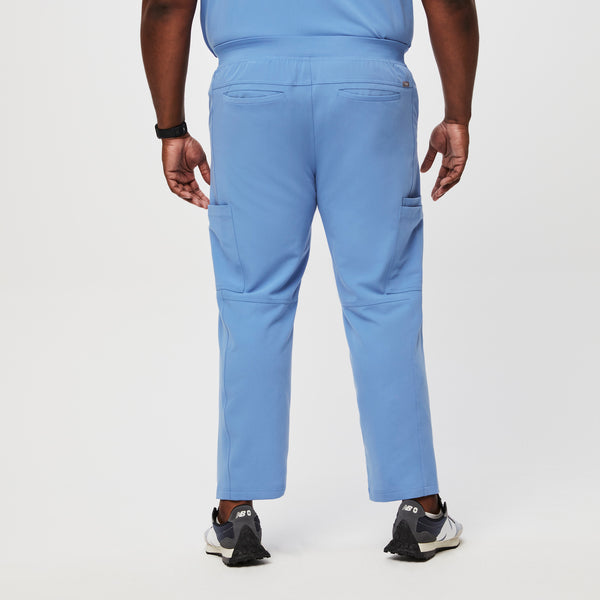 men's Ceil Blue Axim™ - Short Cargo Scrub Pants (3XL - 6XL)