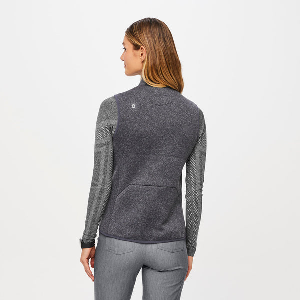 women's Heather Dark Charcoal On-Shift™ - Sweater Knit Vest