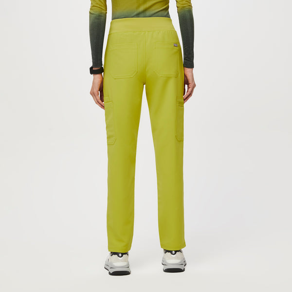 women's Limeade High Waisted Yola™ - Tall Skinny Scrub Pants (3XL - 6XL)