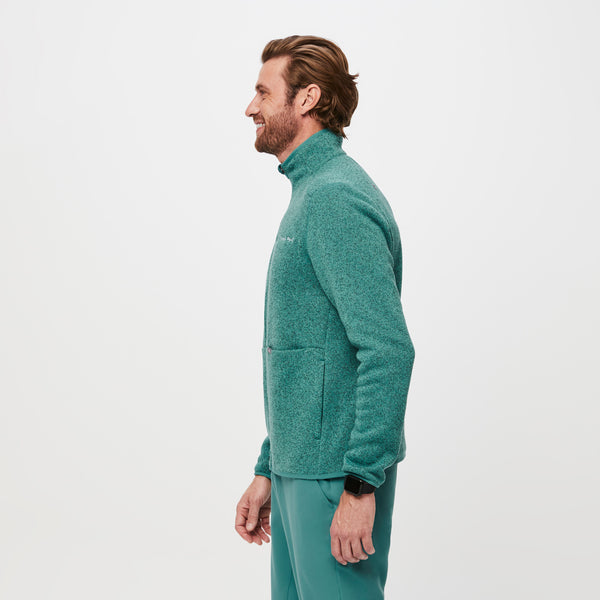 men's Heather Cactus On-Shift™ - Sweater Knit Jacket