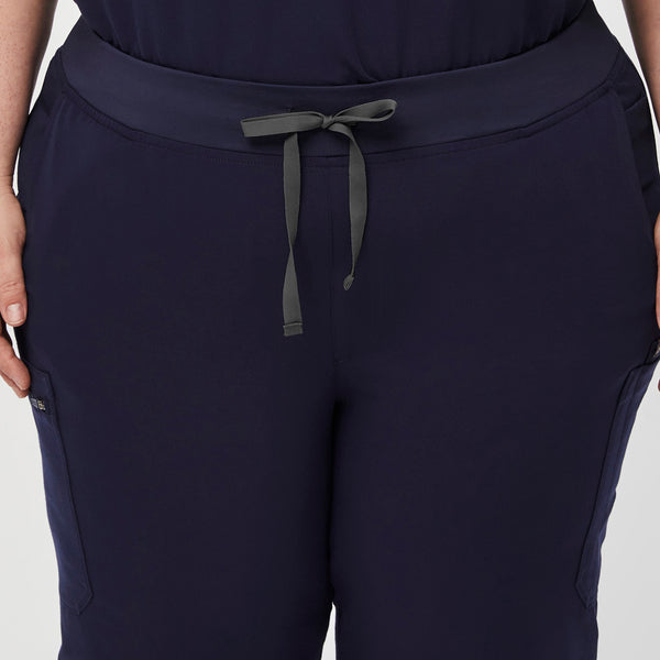 women's Navy Yola™ - Skinny Scrub Pants 2.0 (3XL - 6XL)