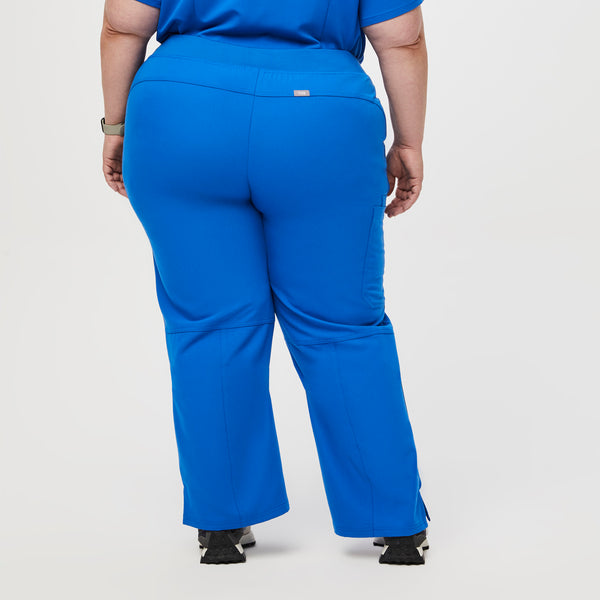 women's Royal Blue Kade™ - Petite Cargo Scrub Pants (3XL - 6XL)