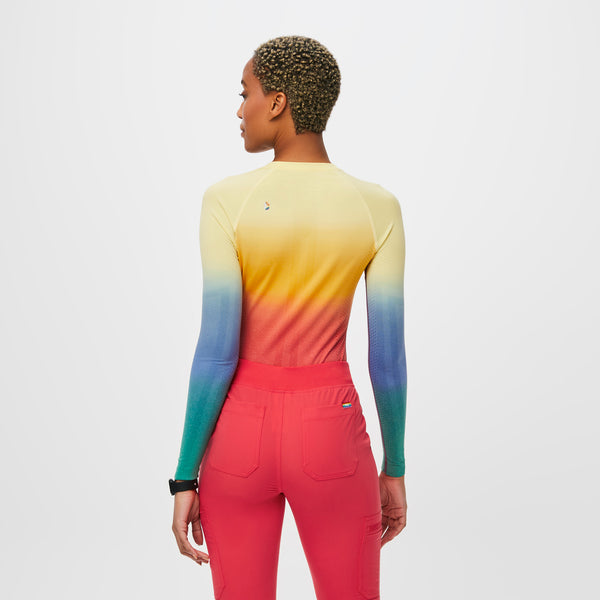women's Ombre Rainbow Pride Salta - Seamless Longsleeve Underscrub